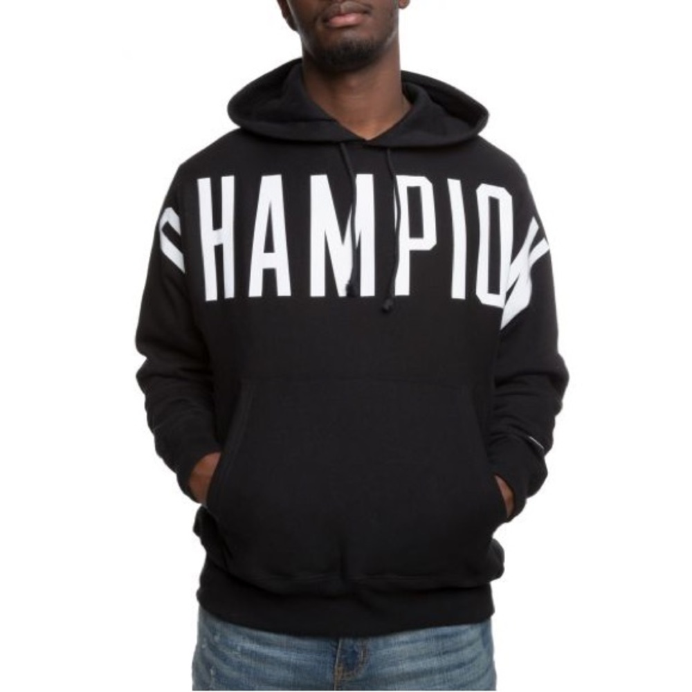 CHAMPION
REVERSE WEAVE OVERSIZED ARCH LOGO HOODIE black 2XL‎ NWT